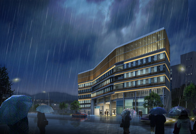 雨中的建筑裝飾裝修素材免費下載(圖片編號:5051051)